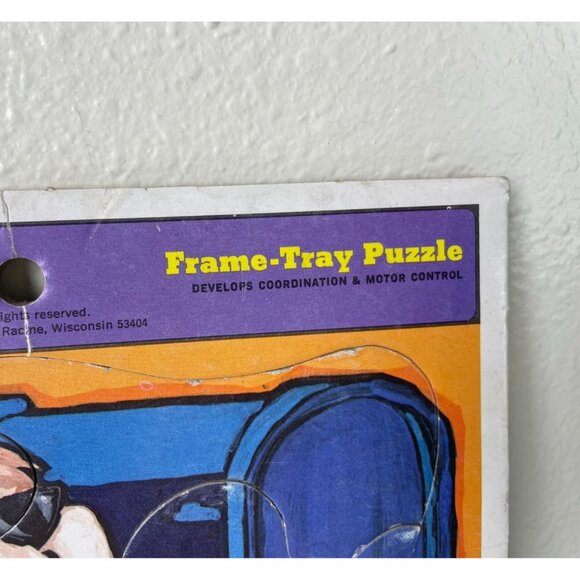 Vintage 1974 Whitman Postman Board Tray Puzzle, Toy - Picture 7 of 9